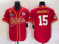 Men's Kansas City Chiefs Patrick Mahomes Red Game Player Jersey Joint Edition
