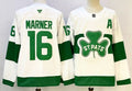 Men's Toronto Maple Leafs Fanatics Mitchell Marner Fanatics White St. Patricks Alternate Jersey