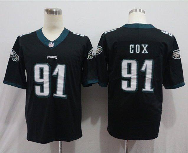Men's Philadelphia Eagles Fletcher Cox Black Game Jersey