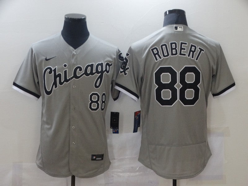 Men's Chicago White Sox Luis Robert Gray Replica Baseball Jersey