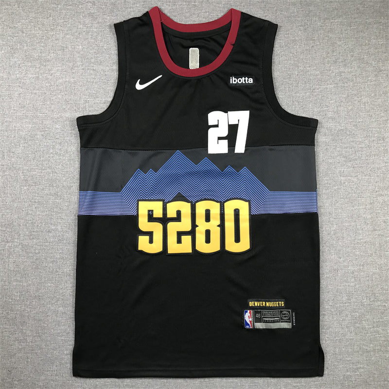 Men's Denver Nuggets Jamal Murray Black 2023/24 Swingman Jersey - City Edition
