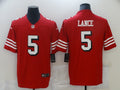 Men's San Francisco 49ers Trey Lance Red Vapor Limited Jersey