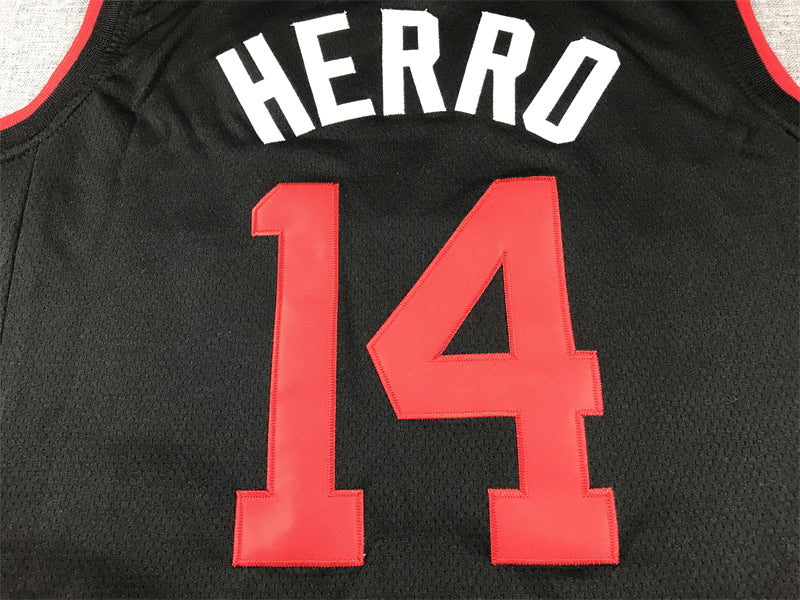 Men's Miami Heat Tyler Herro Black 2023/24 Swingman Jersey - City Edition