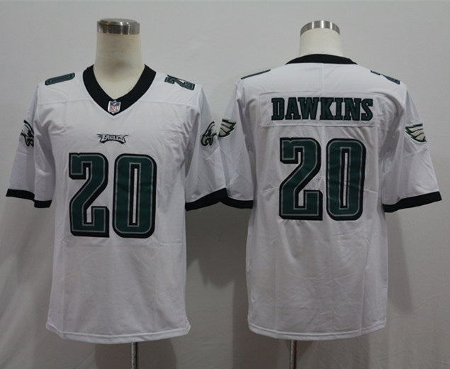 Men's Philadelphia Eagles Brian Dawkins White Game Jersey