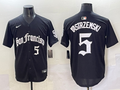 Men's San Francisco Giants Mike Yastrzemski Black Replica Player Jersey