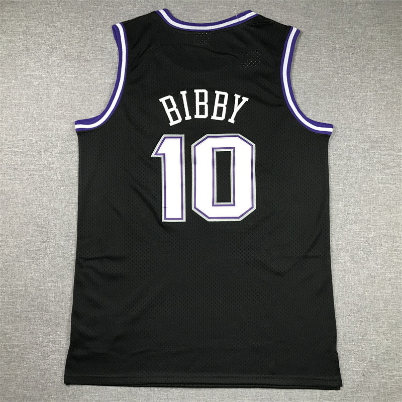 Men's Sacramento Kings Domantas Sabonis Black Hardwood Classics Swingman Jersey