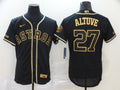 Men's Houston Astros Jose Altuve Black Stitched Jersey
