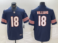 Men's Chicago Bears Caleb Williams Navy 2024 NFL Draft First Round Pick Player Game Jersey