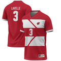 Men's Wisconsin Badgers Rose Lavelle Red Player Game Jersey