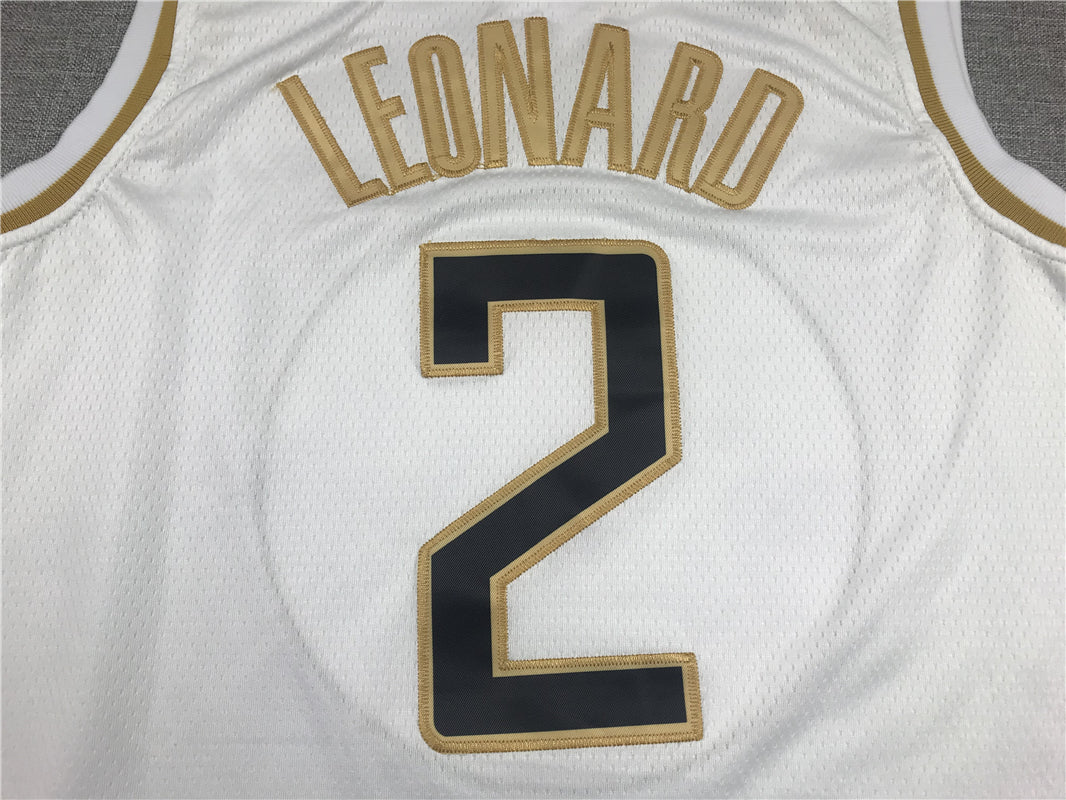 Men's LA Clippers Kawhi Leonard White Swingman Player Jersey