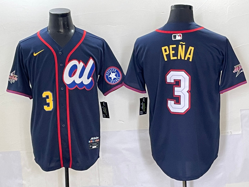 Men's American League Jeremy Pena Navy 2025 All-Star Edition Limited Player Jersey