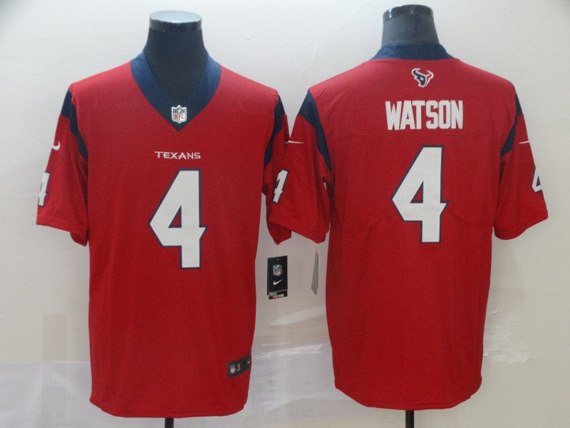 Men's Deshaun Watson Houston Texans Player Game Jersey - Red