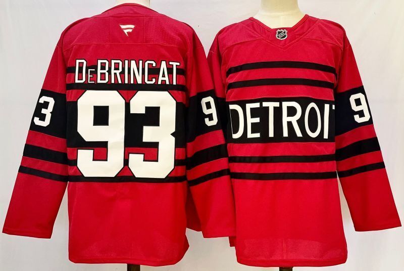 Men's Detroit Red Wings Alex DeBrincat Fanatics Red Player Jersey