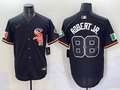 Men's Chicago White Sox Luis Robert Jr. Black Replica Player Jersey