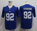 Men's New York Giants Michael Strahan Blue Game Retired Player Jersey