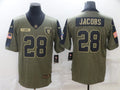 Men's Las Vegas Raiders Josh Jacobs Brown Authentic Game Jersey