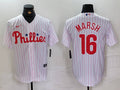 Men's Philadelphia Phillies Brandon Marsh White Replica Player Jersey