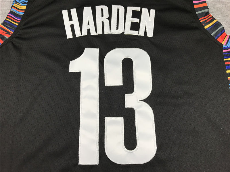 Men's Brooklyn Nets James Harden NBA Black Fashion Jersey - City Edition