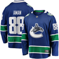 Men's Vancouver Canucks Nils Aman Fanatics Blue Home Breakaway Player Jersey