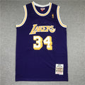 Men's Los Angeles Lakers Shaquille O'Neal Purple 1996-97 Classics Jersey