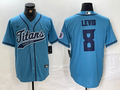 Men's Tennessee Titans Will Levis Blue Player Jersey