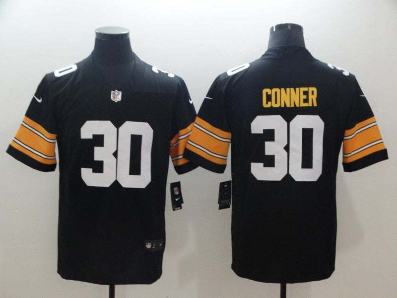 Men's Pittsburgh Steelers James Conner Black Player Game Jersey
