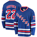 Men's New York Rangers Mike Gartner Blue Player Game Jersey