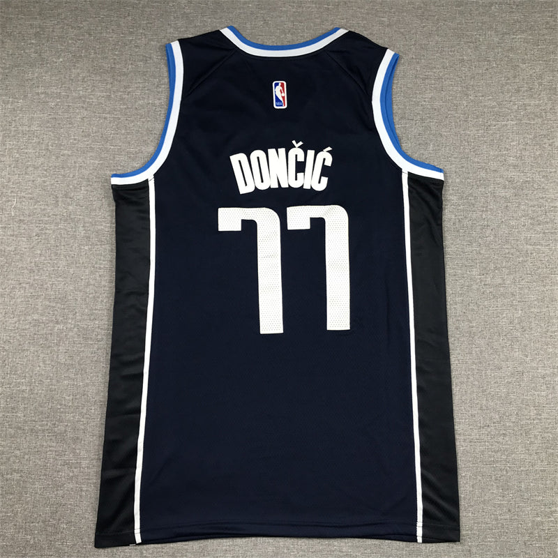Men's Dallas Mavericks Luka Doncic Navy 2022/23 Statement Edition Swingman Jersey