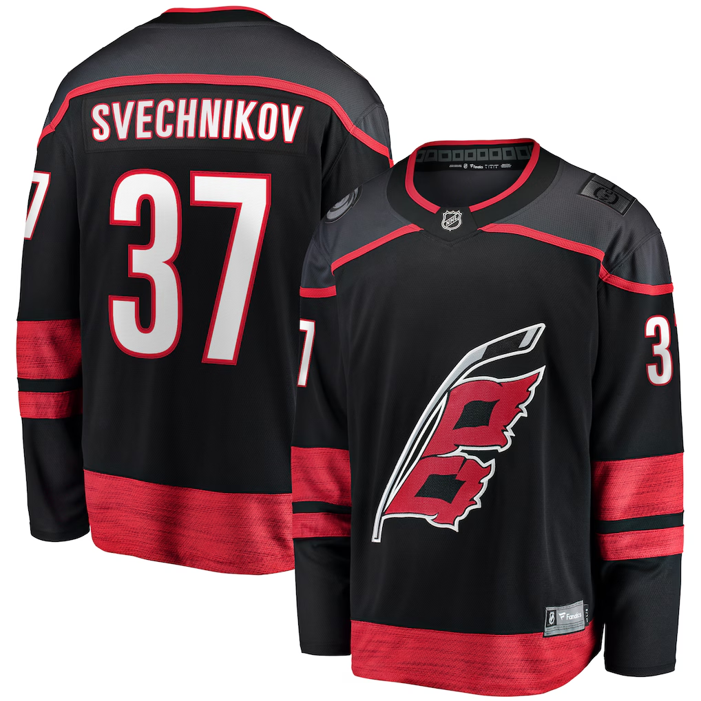 Men's Carolina Hurricanes Andrei Svechnikov Fanatics Black Premium Jersey