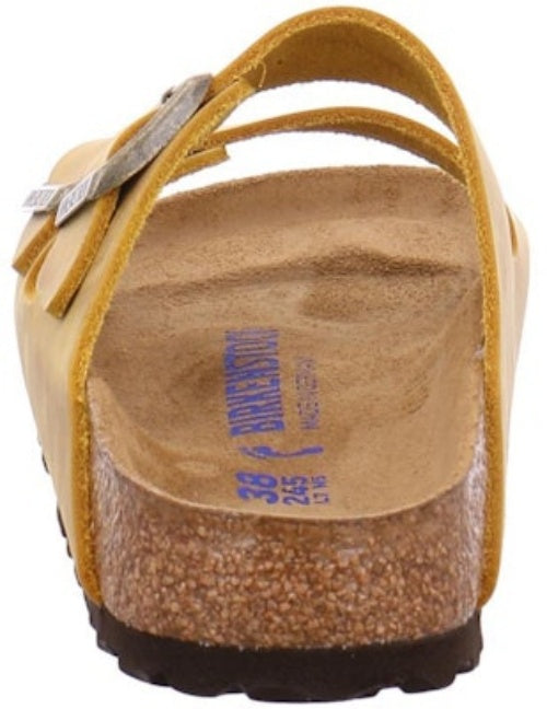 Birkenstock Suede CMFT 1019365 Yellow Sandals