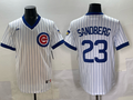 Men's Chicago Cubs Ryne Sandberg White Stitched Jersey