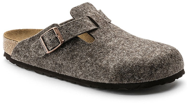 Birkenstock Boston Wool Felt 0160583 Cacao Sandals