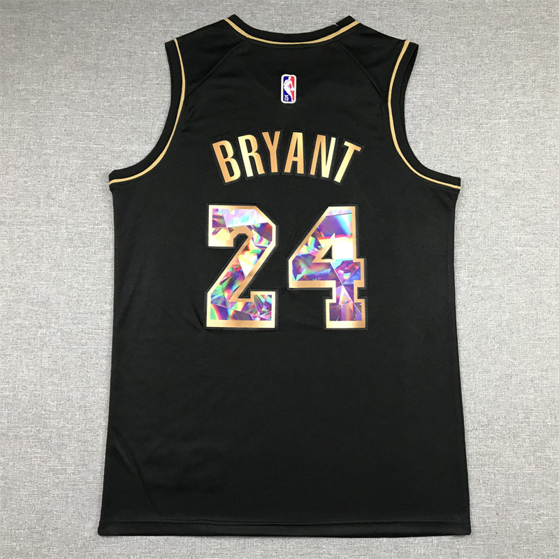Men's Los Angeles Lakers Kobe Bryant Black Swingman Jersey