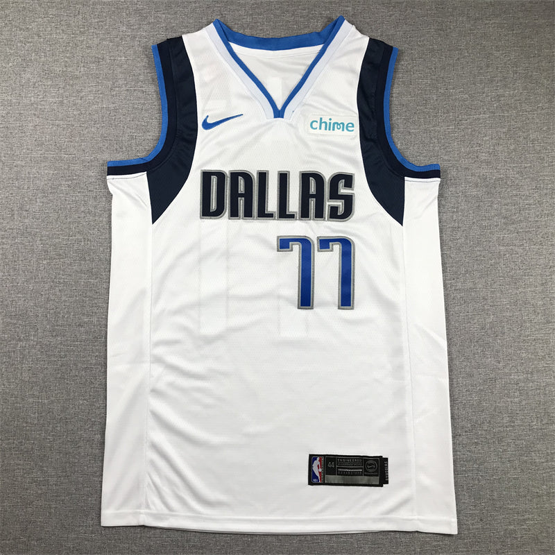 Men's Dallas Mavericks Luka Doncic NBA White Replica Jersey