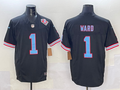 Men's Tennessee Titans Cameron Ward Black Game Jersey