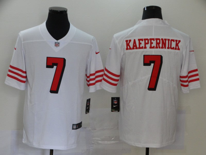 Men's San Francisco 49ers Colin Kaepernick White Game Jersey