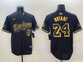 Men's Los Angeles Dodgers Kris Bryant Black Game Player Jersey