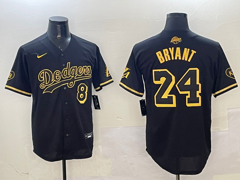 Men's Los Angeles Dodgers Kris Bryant Black Game Player Jersey