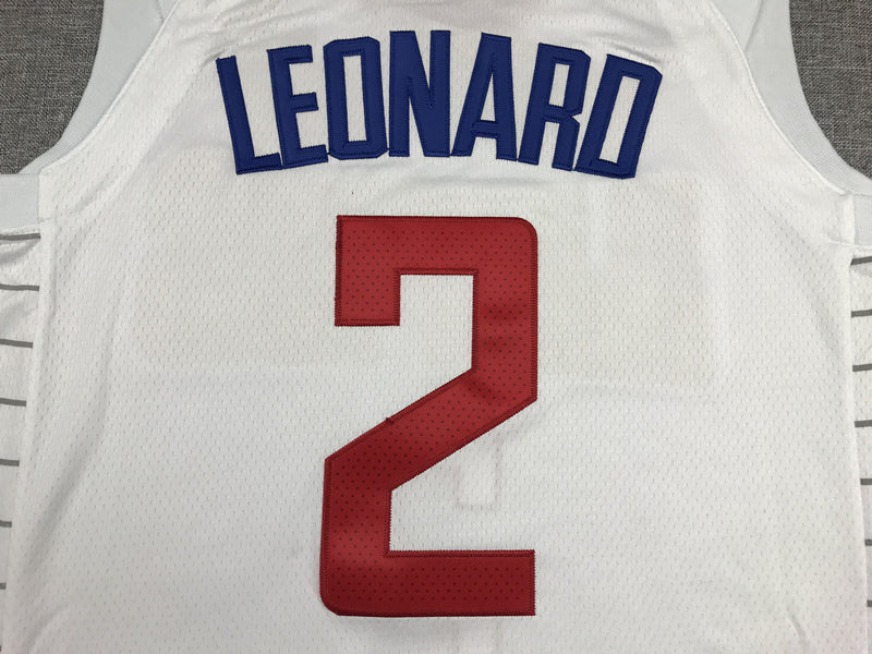 Men's LA Clippers Kawhi Leonard Nike White 2022/23 Swingman Jersey - Association Edition