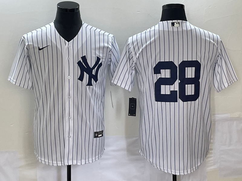 Men's New York Yankees Josh Donaldson White Replica Player Name Jersey