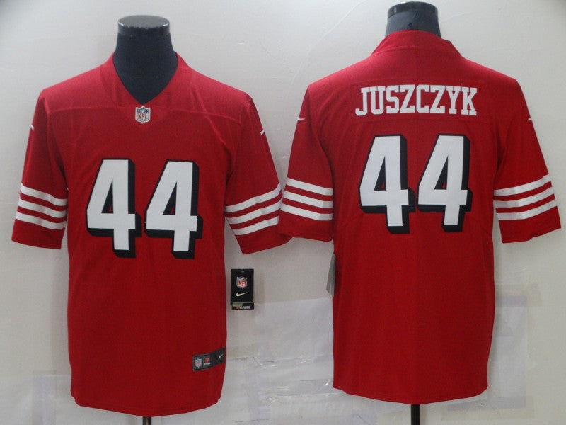 Men's San Francisco 49ers Kyle Juszczyk Red Game Player Jersey