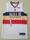 Men's New Orleans Pelicans Zion Williamson NBA White Swingman Jersey