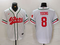 Men's San Francisco 49ers Steve Young White Player Jersey