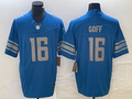 Men's Detroit Lions Jared Goff Blue Vapor Limited Jersey