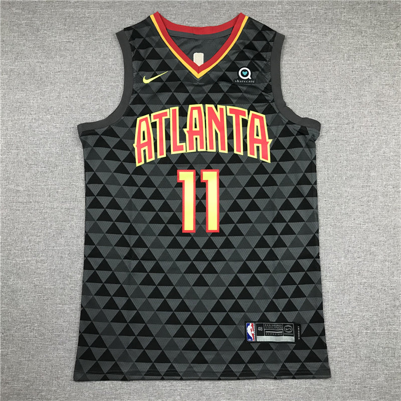 Men's Atlanta Hawks Trae Young Black Swingman Jersey