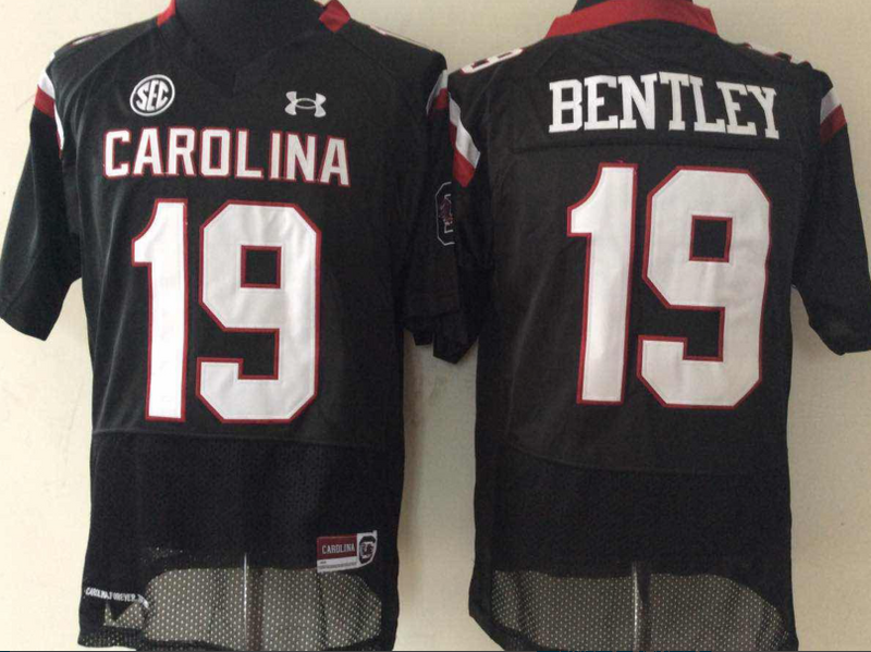 Men's South Carolina Gamecock Jake Bentley Black Player Game Jersey
