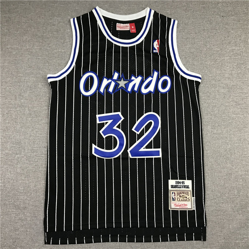 Men's Orlando Magic Shaquille O'Neal Black Classics 1994-95 Swingman Jersey
