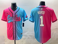 Men's Philadelphia Eagles Jalen Hurts Pink/Blue Game Jersey