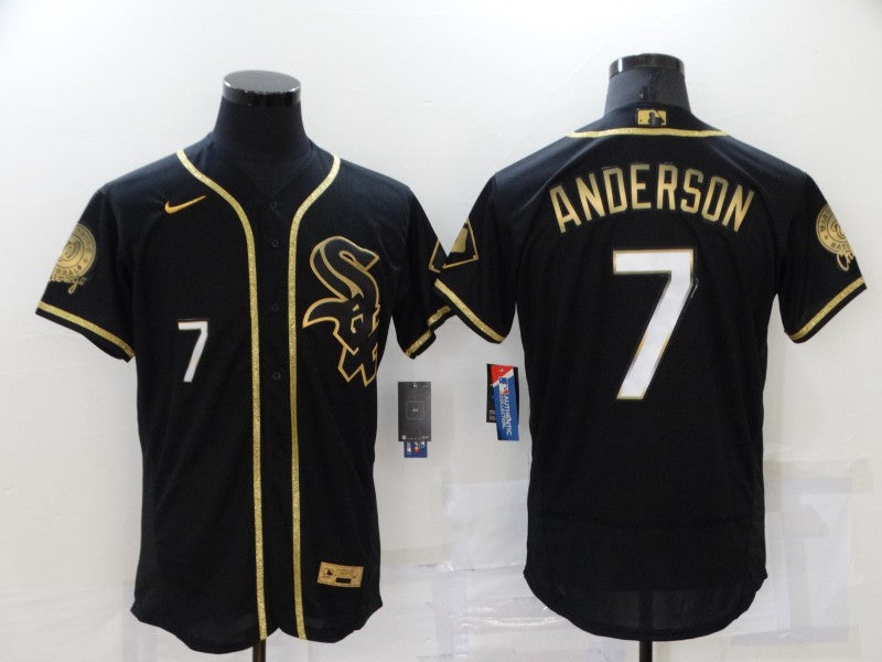 Men's Chicago White Sox Tim Anderson Black Authentic Game Jersey