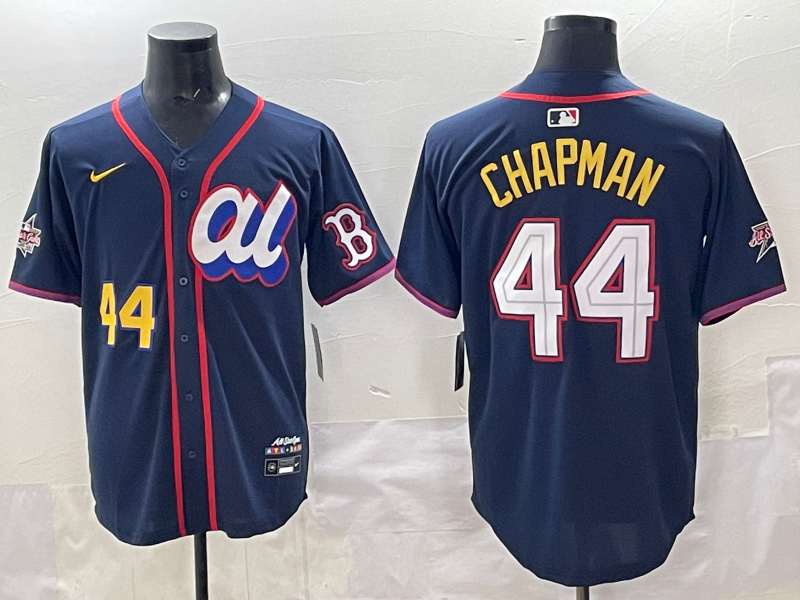Men's American League Aroldis Chapman Navy 2025 All-Star Edition Limited Player Jersey